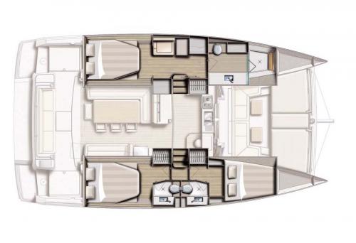 1 Suite + 2 Cabins + 3 Heads