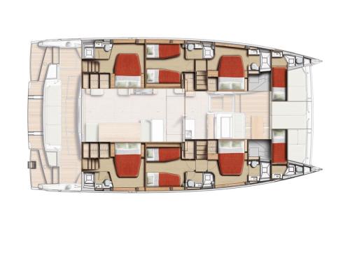 4 Luxury Guest Suites + 2 Double Single Suites + 2 Confi Crew Cabins