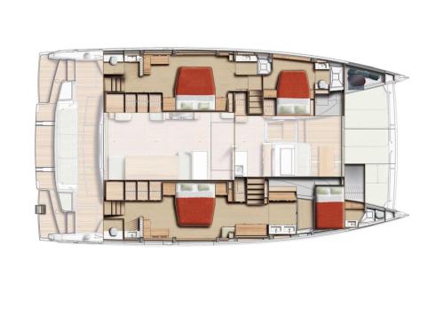 Owners Apartment + Owners Maxi Suite + 2 Guest Suites + 2 Micro Crew rooms